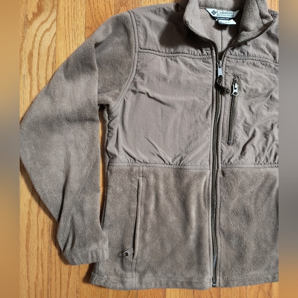 Columbia fleece zip jacket, women's small, brown - Picture 2 of 14
